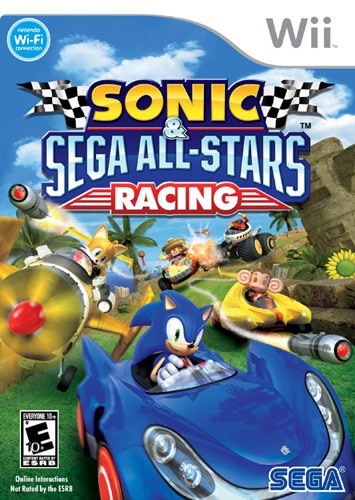 Sonic Sega All Stars Racing - Nintendo Wii Video Game