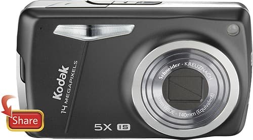 Best Buy Kodak Easyshare Megapixel Digital Camera Black M Black