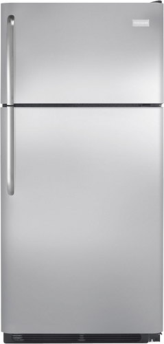 Frigidaire - 18.2 Cu. Ft. Top-Freezer Refrigerator - Stainless-Steel - Larger Front