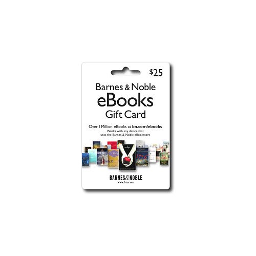 BARNES & NOBLE, 25 eBook Gift Card, BARNES & NOBLE 25, Gift Cards