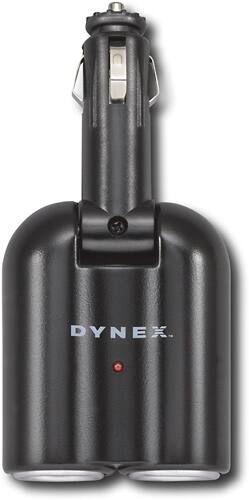 Dynex™ - Dual-Port DC Adapter - Larger Front