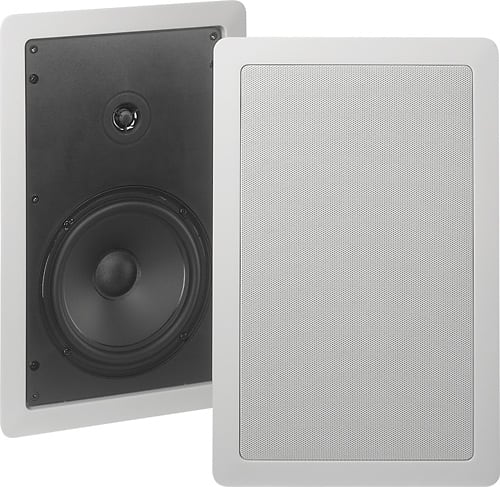Klipsch - 6-1/2" Architectural Speaker (Each) - White - Angle