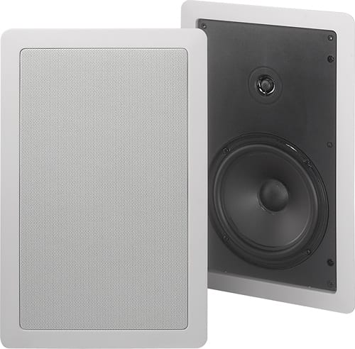 Klipsch - 6-1/2" Architectural Speaker (Each) - White - Left