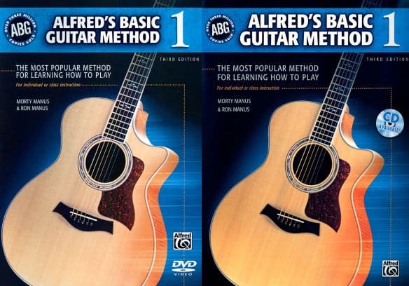 Alfred - Basic Guitar Method Book 1 and DVD - Larger Front