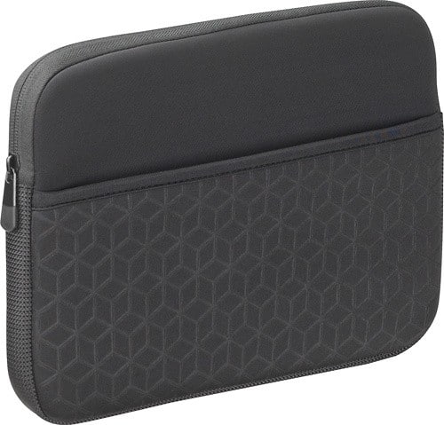 HP - Mini Laptop Sleeve - Black - Angle