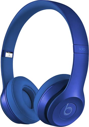 Beats by Dr. Dre - Solo 2 On-Ear Headphones - Blue Sapphire - Left