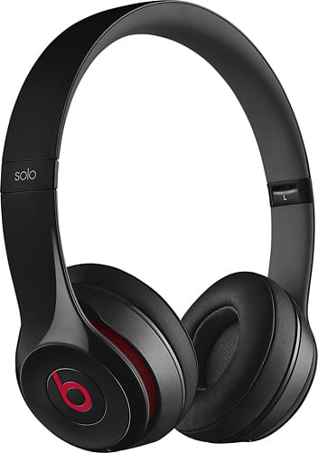 Beats by Dr. Dre - Beats Solo 2 On-Ear Wireless Headphones - Black - Larger Front