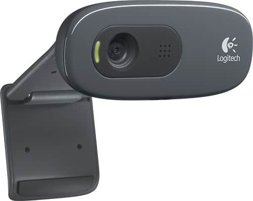 Logitech - HD Webcam C270 - Black - Alternate View 1