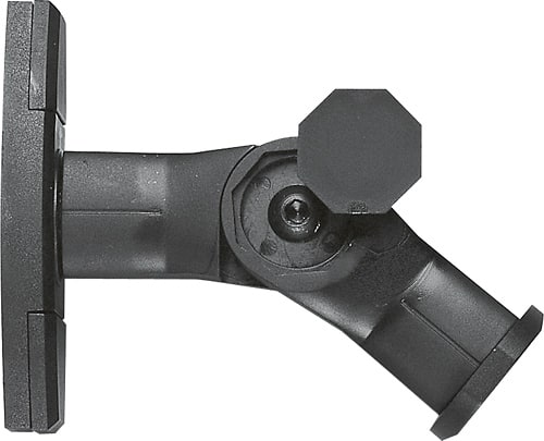 Dynex™ - Adjustable Wall Mount for Most Speakers (5-Pack) - Black - Larger Front