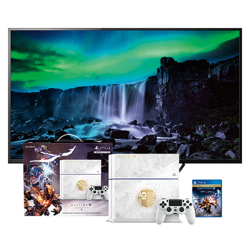 Sony XBR-55X810C 55" 4K Ultra HD 2160p 120Hz Smart LED TV + Sony PS4 500GB Destiny: The Taken King Bundle