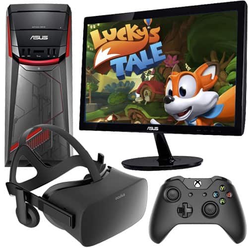 Oculus Rift Virtual-Reality Headset, ASUS G11CD-B11 Desktop & ASUS 19.5" LED Monitor Package - largeImage