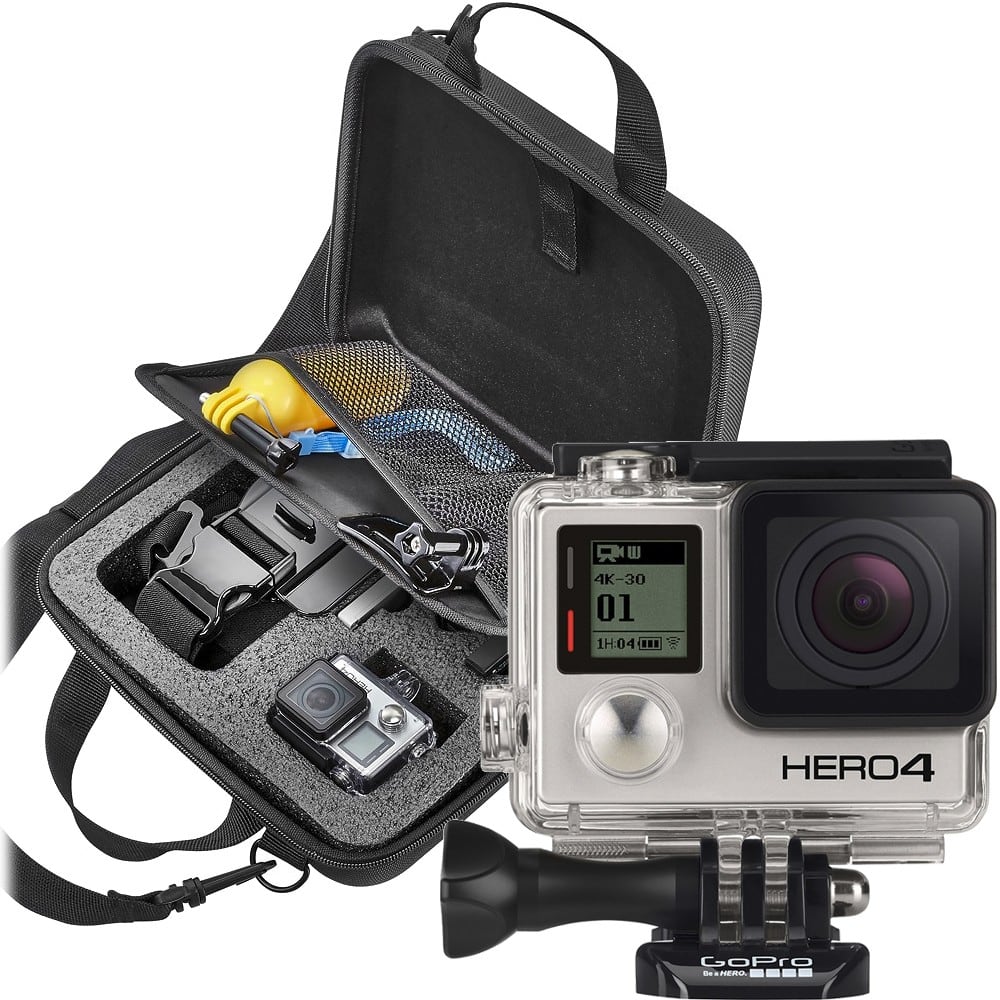 GoPro HERO4 Black 4K Action Camera Silver GoPro HERO4 Black Best Buy