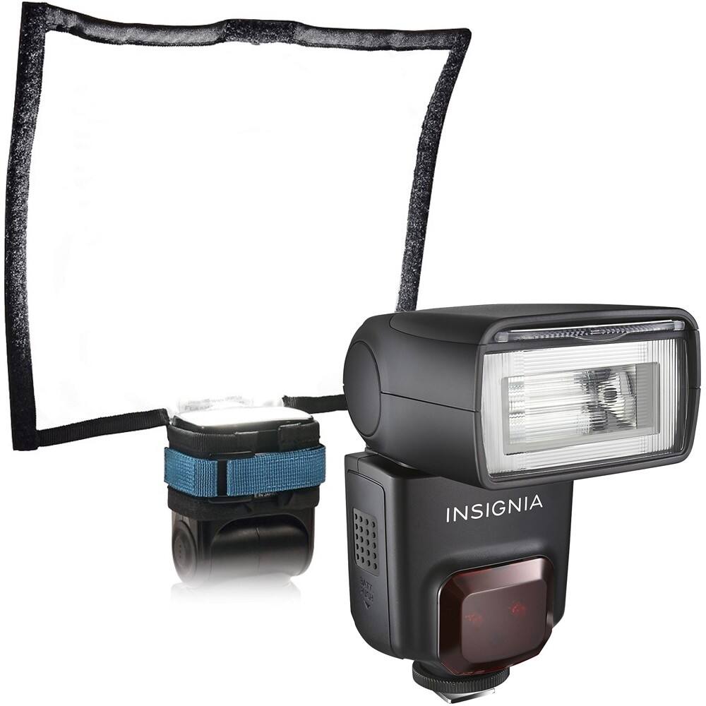 Insignia TTL External Flash for Nikon Black NSDXFL2N Best Buy