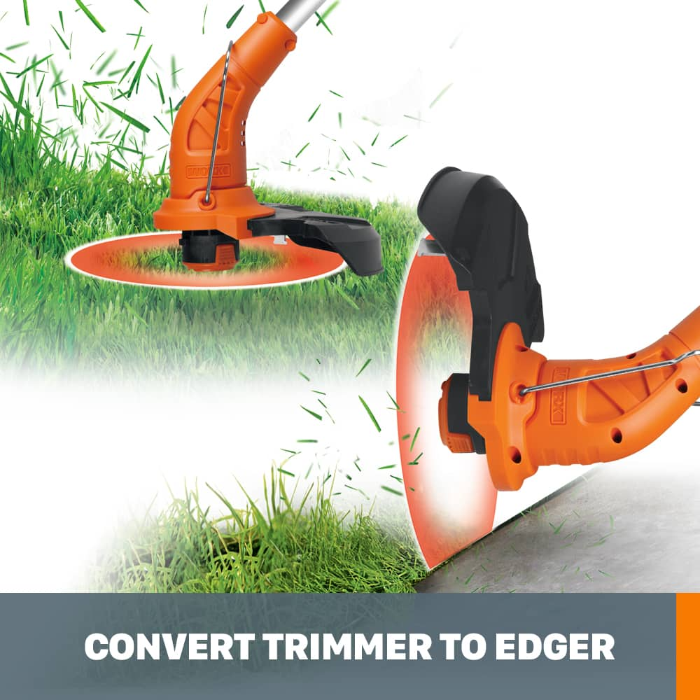 Worx V Cordless Straight Shaft Grass Trimmer Edger X Ah