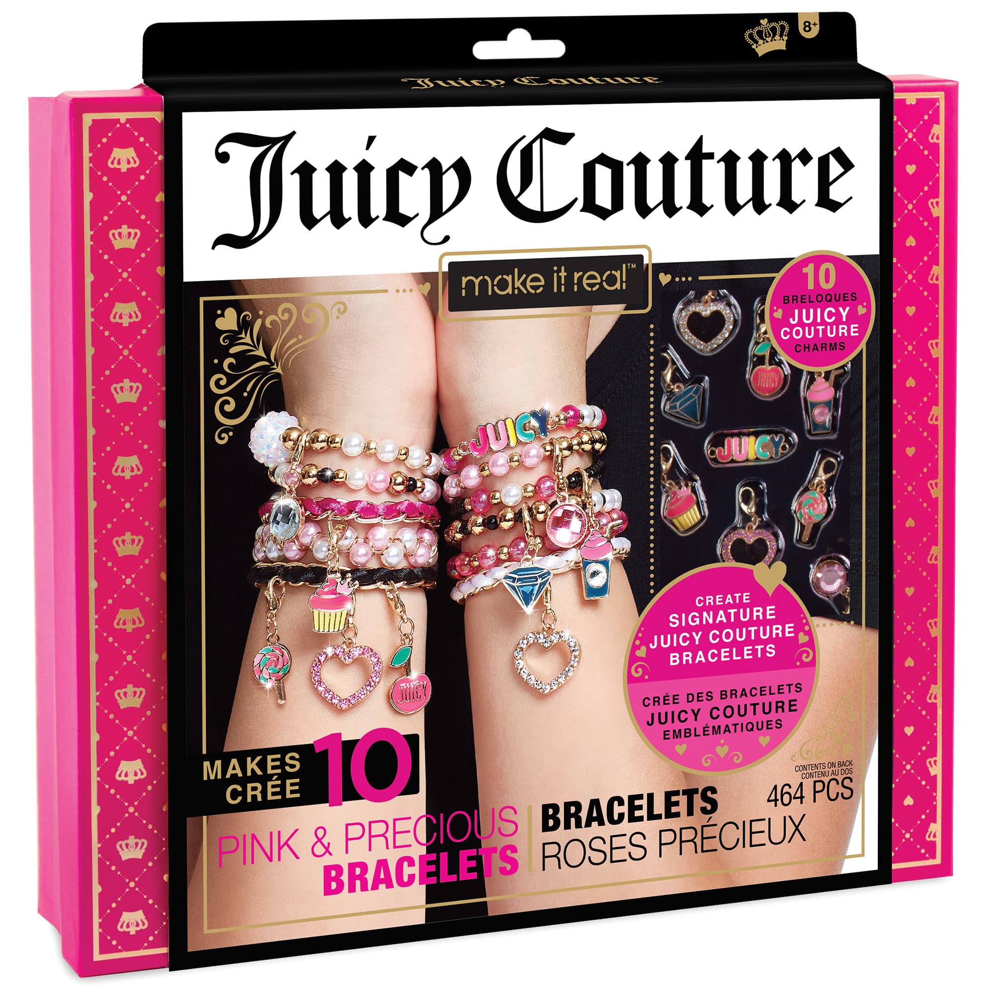 Make It Real Juicy Couture Pink Precious Bracelets Kit Create