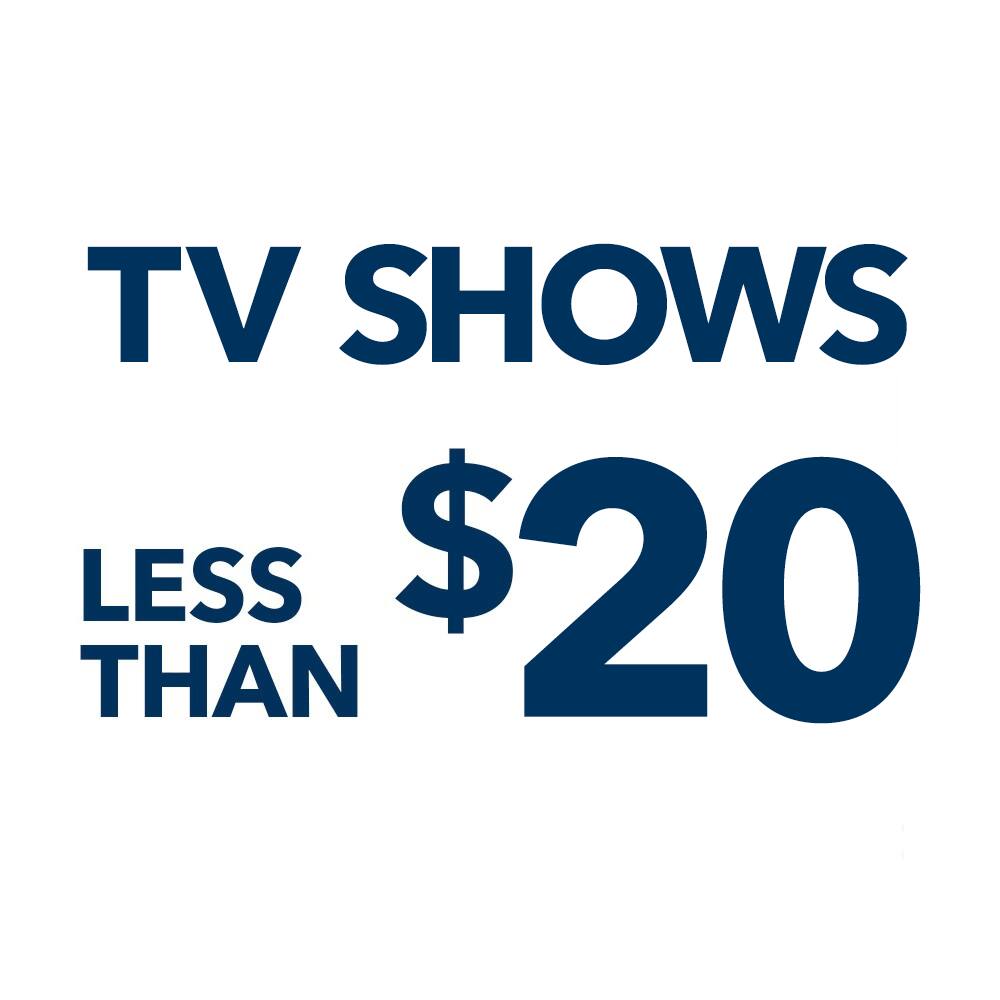 TV shows less than $20