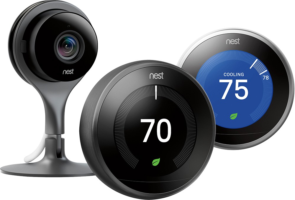 Thermostat and security camera