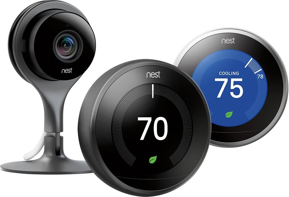 Thermostat and security camera