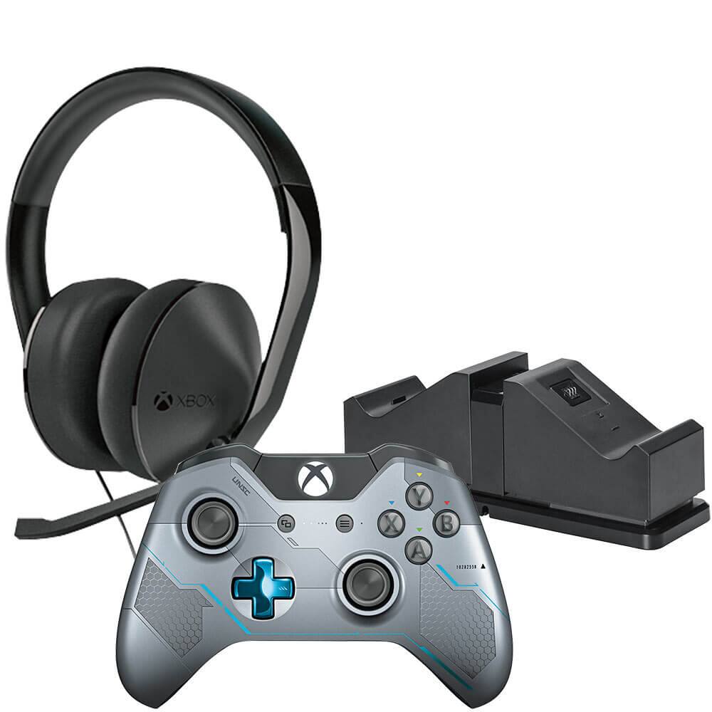 Controller charging station, controller, headset