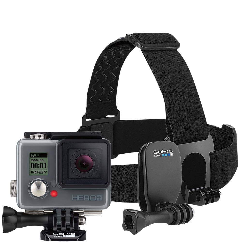 Head strap, clip, action camera