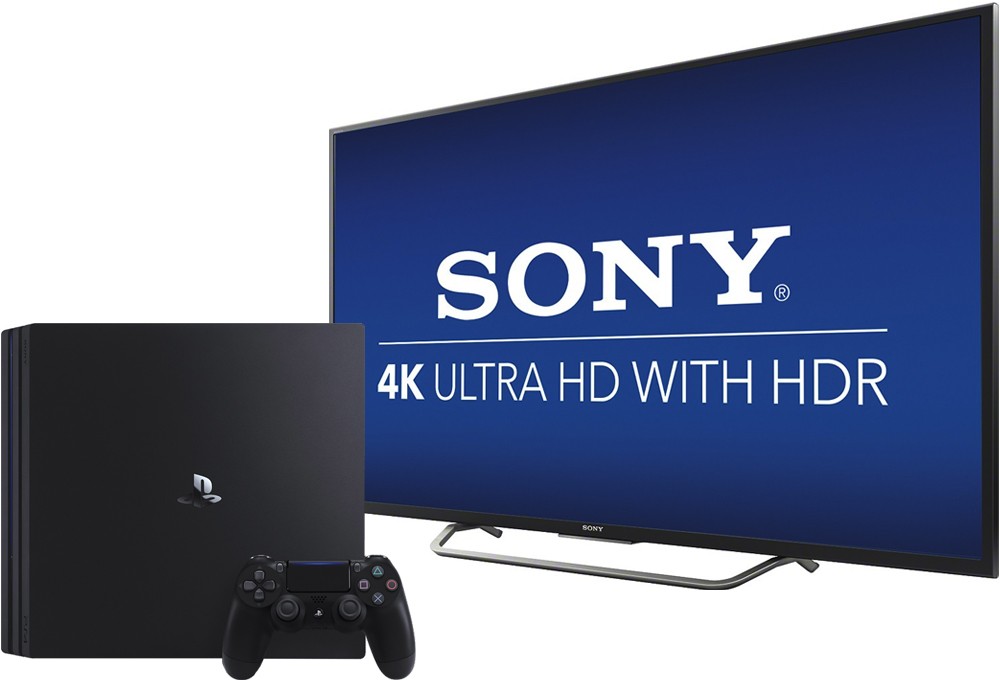 Sony XBR-55X700D 55-inch 4K LED TV + Sony PS4 Pro 1TB Console