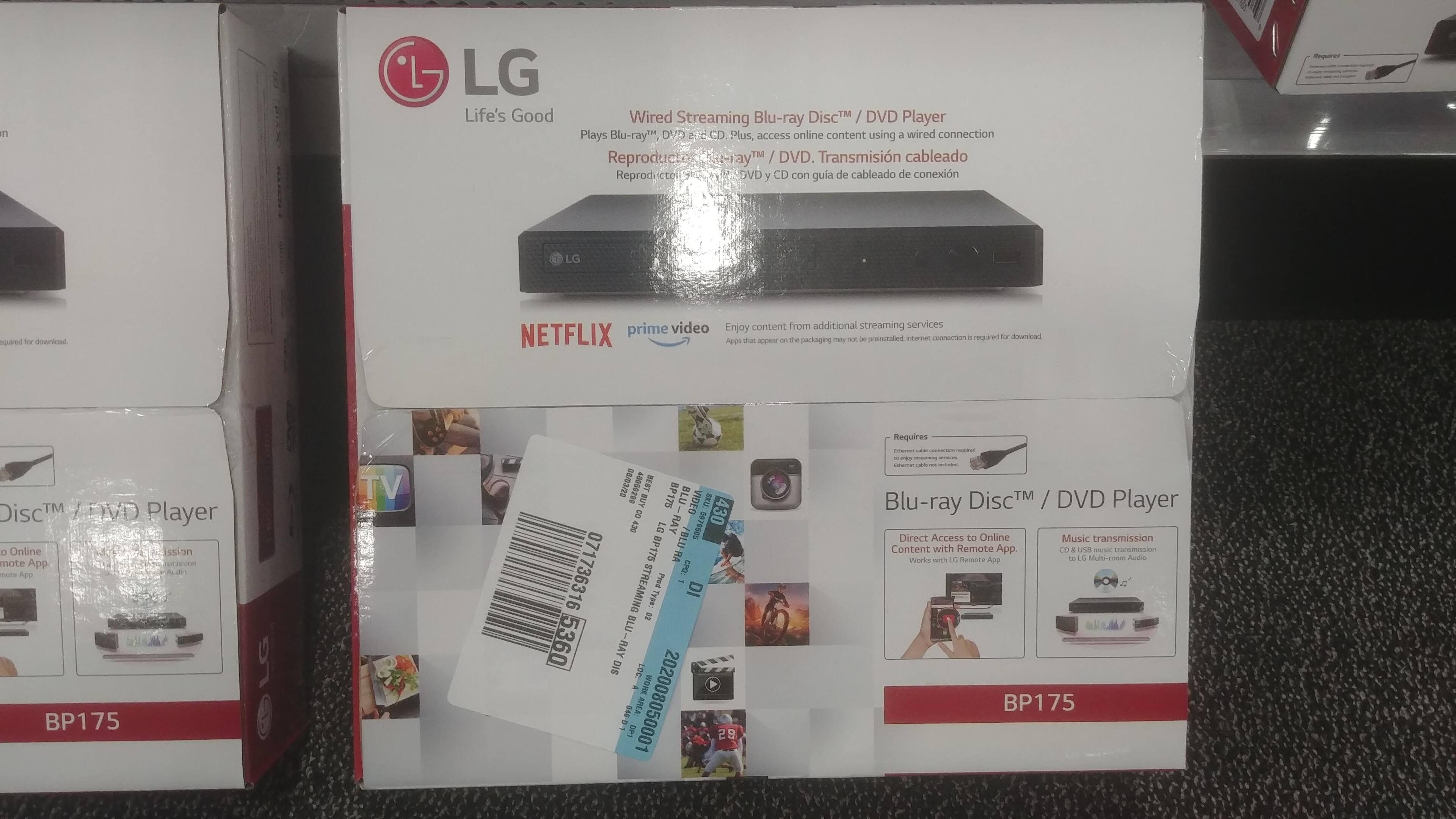 Lg Streaming Audio Blu Ray Player Black Bp Best Buy