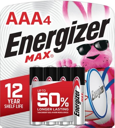

Energizer MAX AAA Batteries (4 Pack), Triple A Alkaline Batteries