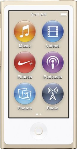 

Apple - Geek Squad Certified Refurbished iPod nano® 16GB MP3 Player (8th Generation - Latest Model) - Gold
