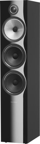 

Bowers & Wilkins - 700 Series 3-way Floorstanding Speaker w/6" midrange, dual 6.5" bass (each) - Gloss Black