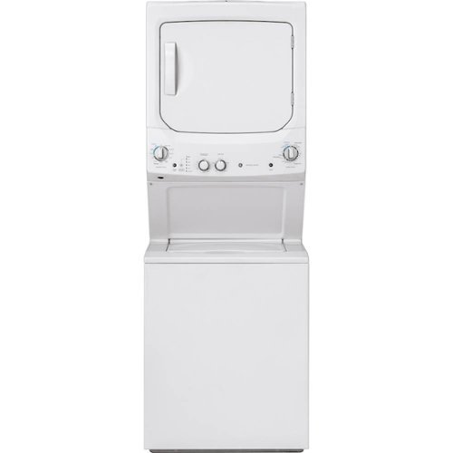 

GE - 3.8 Cu. Ft. Top Load Washer and 5.9 Cu. Ft. Electric Dryer Laundry Center - White