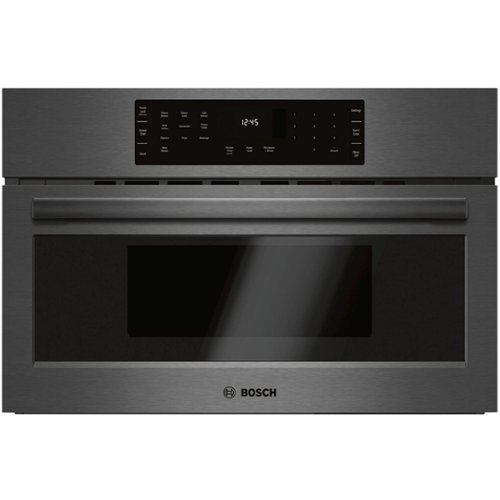 

Bosch - 800 Series 1.6 Cu. Ft. Convection Built-In Microwave - Black Stainless Steel