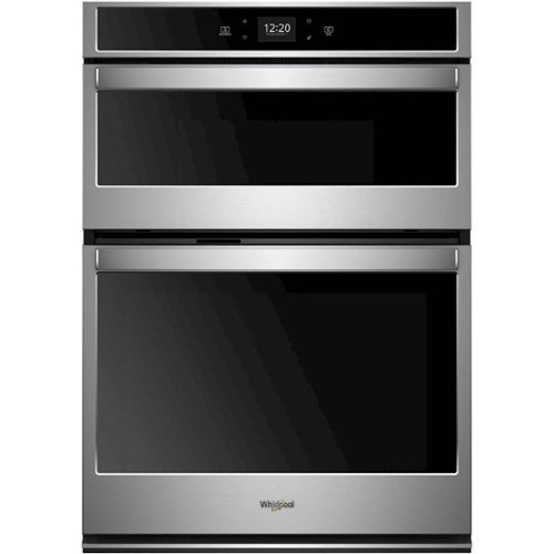 

Whirlpool - 27" Single Electric Wall Oven with Built-In Microwave - Stainless steel