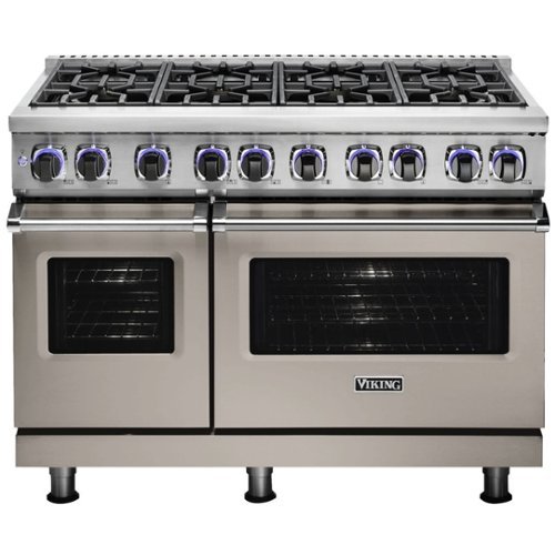 Viking - Professional 7 Series Freestanding Double Oven Dual Fuel Convection Range with Self-Cleaning - Pacific gray
Viking - Professional 7 Series Freestanding Double Oven Dual Fuel Convection Range with Self-Cleaning - Pacific gray