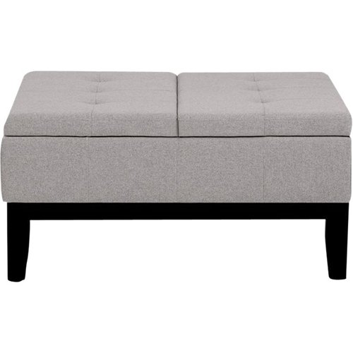 Simpli Home - Dover Square Contemporary Wood/Foam Ottoman With Inner Storage - Gray Cloud
Simpli Home - Dover Square Contemporary Wood/Foam Ottoman With Inner Storage - Gray Cloud