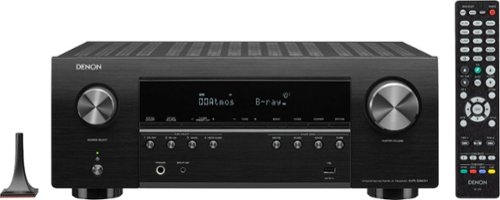 

Denon - AVR-S960H (90W X 7) 7.2-Ch. with HEOS and Dolby Atmos 8K Ultra HD HDR Compatible AV Home Theater Receiver with Alexa - Black