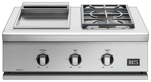 DCS by Fisher & Paykel - Liberty 30" Side Burner - Liquid Propane - Stainless steel
