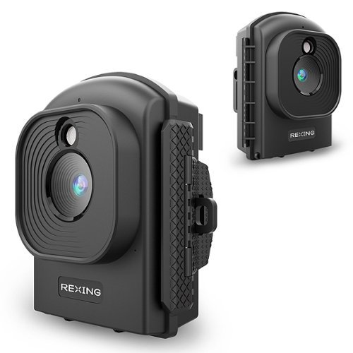 

Rexing - TL1 Time-Lapse Camera 1080P Full HD Video with 2.4" LCD and 110° Wide-Angle Lens - Black
