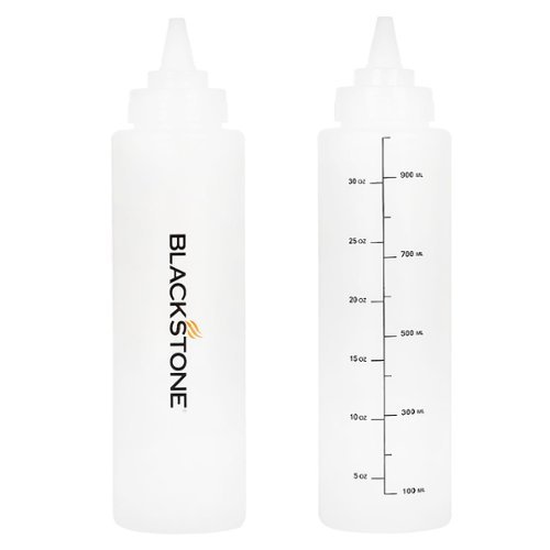 Blackstone - 2-Pack 32oz Plastic Squeeze Bottles with Lockable Tops for Cooking Liquids - Clear
Blackstone - 2-Pack 32oz Plastic Squeeze Bottles with Lockable Tops for Cooking Liquids - Clear