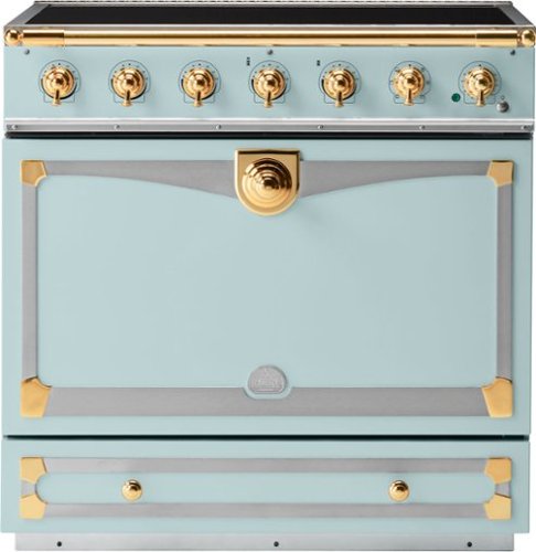 La Cornue - 90 Induction Roquefort with Stainless Steel & Polished Brass - Multi
La Cornue - 90 Induction Roquefort with Stainless Steel & Polished Brass - Multi