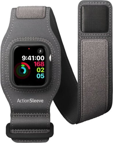 

Twelve South - ActionSleeve for Apple Watch 42mm, 44mm and Series 7, 45mm - Gray