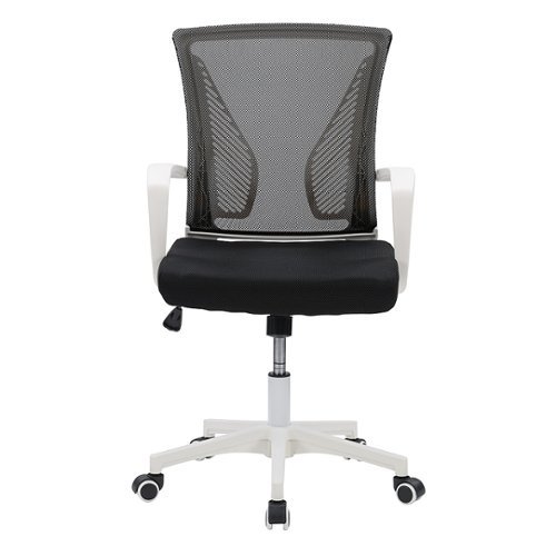 

CorLiving - Workspace Ergonomic Mesh Back Office Chair - Black and White