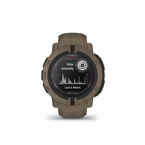 

Garmin - Instinct 2 Solar Tactical Edition 45 mm Smartwatch Fiber-reinforced Polymer - Coyote Tan