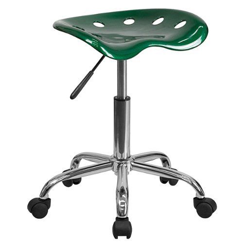 Flash Furniture - Taylor Contemporary Plastic Stool - Green