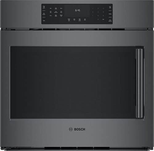 

Bosch - 800 Series 30" Built-In Single Electric Convection Wall Oven - Black Stainless Steel