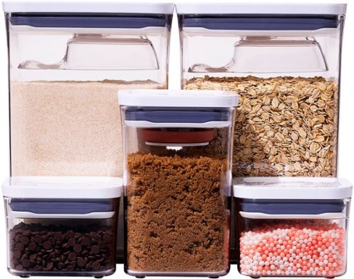 OXO - GG 8-PC Baking Essentials Pop Container Set - Clear