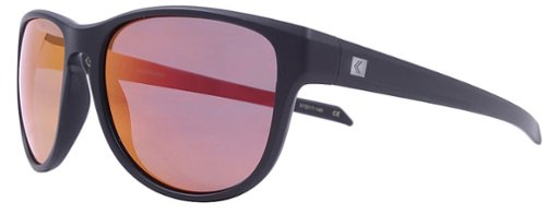 Kreedom - Backroads Rove Polarized Sunglasses - Matte Black Smoke Red Mirror