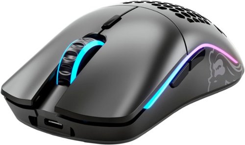 Glorious - Model O Wireless Scroll Honeycomb RGB Gaming Mouse - Matte Black