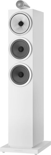 

Bowers & Wilkins - 700 Series 3 Floorstanding Speaker with 1" Tweeter on Top and Two 6.5" Bass Drivers (Each) - White