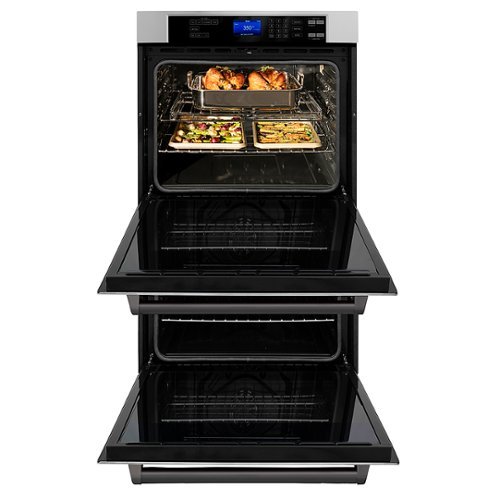ZLINE - 30" Autograph Edition Double Wall Oven with Self Clean and True Convection in Stainless Steel and Matte Black - Stainless steel
ZLINE - 30" Autograph Edition Double Wall Oven with Self Clean and True Convection in Stainless Steel and Matte Black - Stainless steel