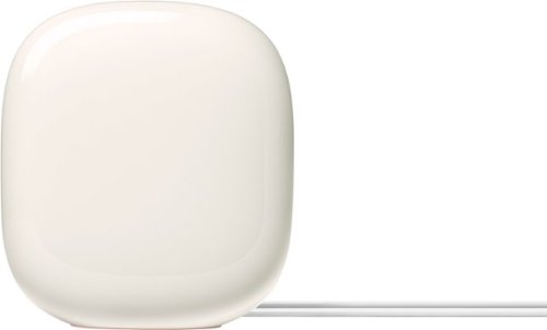 Google - Geek Squad Certified Refurbished Nest Wi-fi Pro 6e AXE5400 Mesh Router - Linen